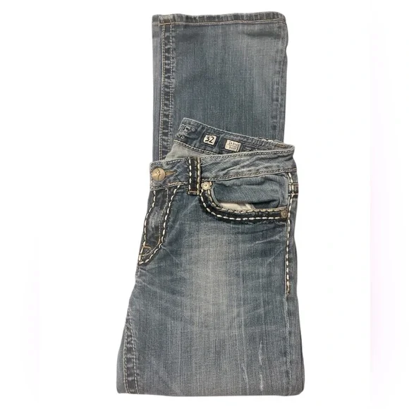 Miss Me denim brand Irene Boot Blue Jeans - Picture 1 of 7